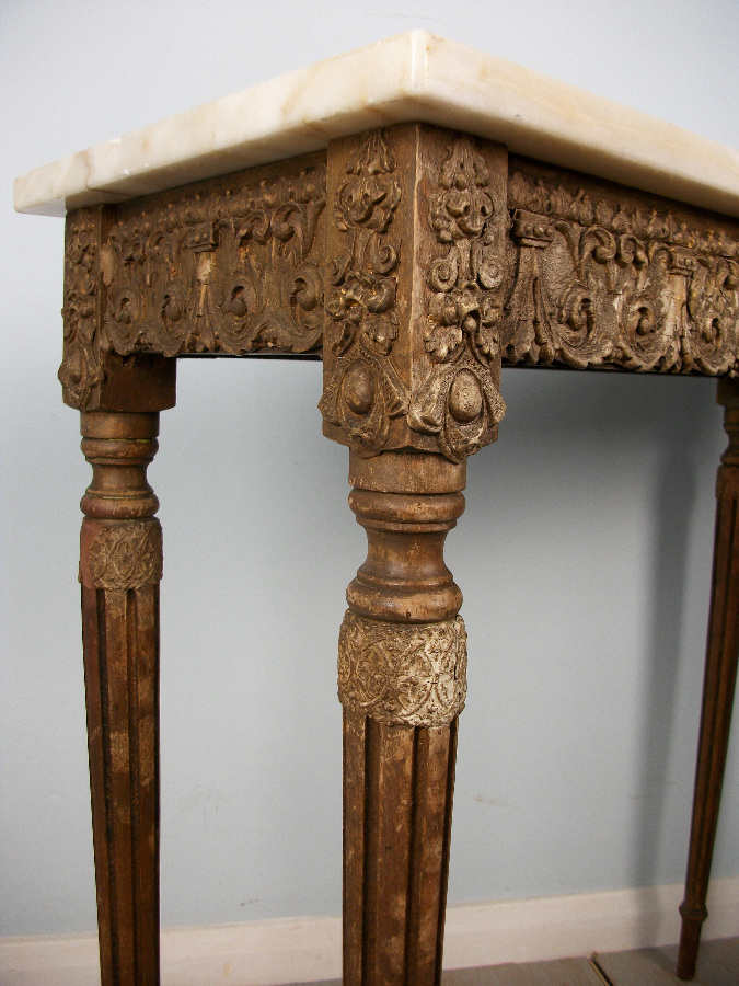 Small French 19th Century Console Table